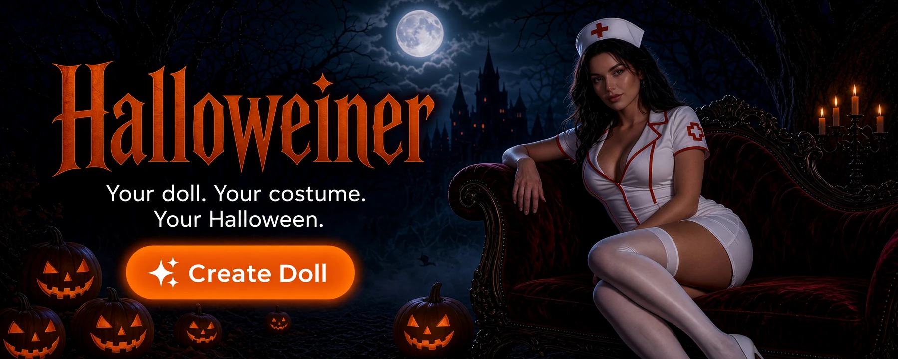 Halloweiner (Halloween 2026, orange) banner