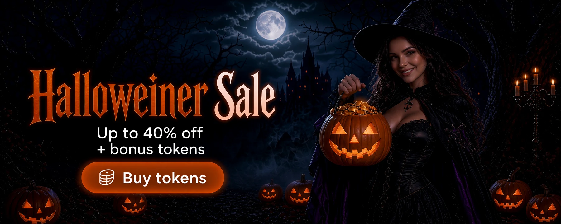 Halloweiner (Halloween 2026, orange) banner
